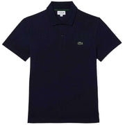 Lacoste Regular Fit Stretch Organic Cotton Polo Shirt - Navy