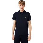 Lacoste Regular Fit Stretch Organic Cotton Polo Shirt - Navy