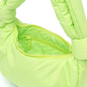 Lefrik Biwa Puffy Micro Shoulder Bag - Lime Green