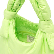 Lefrik Biwa Puffy Shoulder Bag - Lime Tech Green