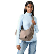 Lefrik Myra Shoulder Bag - Taupe Brown