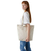Lefrik Raw Tote Bag - Ecru Cream