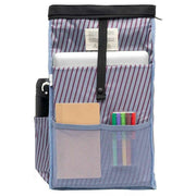 Lefrik Roll Mini Stripes Backpack - Black