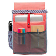 Lefrik Scout Stripes Backpack - Lush Pink