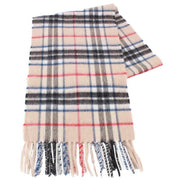 Locharron of Scotland Beau Thomson Modern Cashmere Scarf - Beige/Red/Black