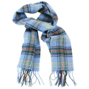 Écharpe en laine d'agneau Locharron of Scotland Bowhill Bell of Borders - Bleu