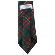 Locharron of Scotland Reiver Cameron of Erracht Cravate Tartan Moderne - Vert Foncé/Marine/Rouge
