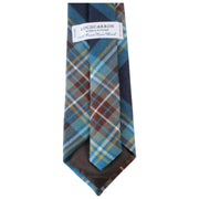 Locharron of Scotland Reiver Holyrood Cravate Tartan Moderne - Bleu
