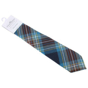 Locharron of Scotland Reiver Holyrood Cravate Tartan Moderne - Bleu