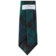 Locharron of Scotland Reiver MacKay Moderne Tartan-Krawatte – Grün/Marineblau