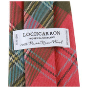 Locharron of Scotland Reiver MacLean of Duart Cravate tartan patinée - Rose rose/vert