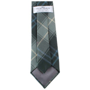 Locharron of Scotland Reiver Patriot Cravate tartan patinée - Gris/Bleu
