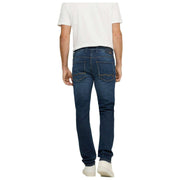 MAC Jeans Arne Pipe Hemp Denim Jeans – Dunkelblaue 3D-Waschung