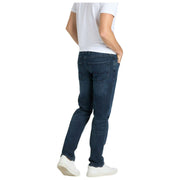 MAC Jeans Arne Recycled Denim Jeans - Deep Blue Authentic Used