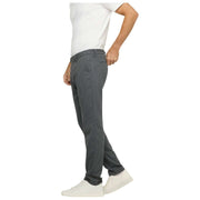 MAC Jeans Lennox wollige visgraatbroek - grijze steen