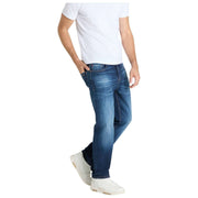 MAC Jeans Rick Vintage Denim Jeans – Dunkelblau, authentisch, 3D-gebraucht