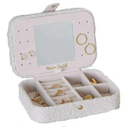 Maison Scarlett Brigitte Teddy Travel Jewellery Box - White
