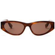 MessyWeekend Blade Sunglasses - Havana Brown