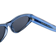 MessyWeekend Blade Sunglasses - Transparent Blue