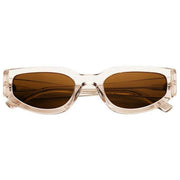 MessyWeekend Hart Blue Light Sun Lesebrille – Braun/Paloma Beige