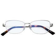 Lunettes de lecture MessyWeekend Meryl à lumière bleue - Transparent/argenté