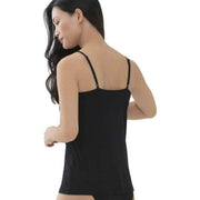 Mey Luise Lace Spaghetti Vest  - Black