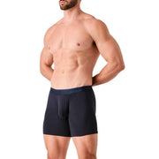 Obviously PrimeMan Boxer Brief 6inch Leg  - Charcoal Black