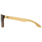 O'Neill Biodegradable Natural Bamboo Temple Sunglasses - Brown Tort