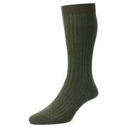 Pantherella Laburnum Merino Wool Socks - Leaf Green