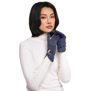Poeder Suki-handschoenen - Leisteenblauw