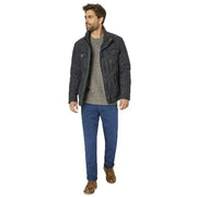 Redpoint Jasper Regular Slim Fit Chinos - Indigo Blue