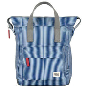 Roka Bantry B Small Hickory with Red Recycled Canvas Backpack - Red/Blue/White