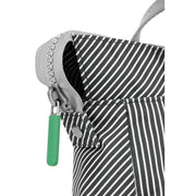 Roka Bantry B Small Mixed Hickory Recycled Canvas Backpack - Green/Black/White