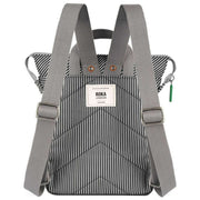 Roka Bantry B Small Mixed Hickory Recycled Canvas Backpack - Green/Black/White