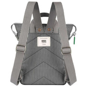 Roka Bantry B Small Mixed Hickory Recycled Canvas Backpack - Green/Black/White