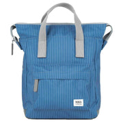 Roka Bantry B Small Recycled Canvas Backpack - Medium Wash Denim Blue