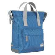 Roka Bantry B Small Recycled Canvas Backpack - Medium Wash Denim Blue