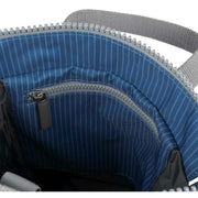 Roka Bantry B Small Recycled Canvas Backpack - Medium Wash Denim Blue