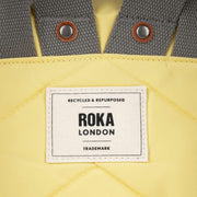 Roka Bantry B Small Recycled Nylon Backpack - Citron Yellow