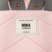 Roka Bantry B Small Recycled Nylon Backpack - English Rose Pink
