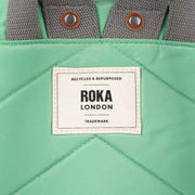 Roka Bantry B Small Recycled Nylon Backpack - Matcha Green