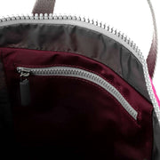 Roka Canfield B Medium Creative Waste Two Tone Recycled Nylon Backpack - Plum Purple/Candy Pink