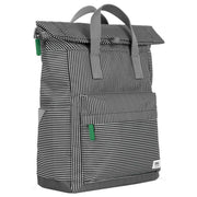 Roka Canfield B Medium Mixed Hickory Recycled Canvas Backpack - Green/Black/White