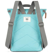 Roka Canfield B Medium Recycled Nylon Backpack - Aquatic Awe Blue