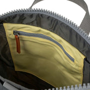 Roka Canfield B Medium Recycled Nylon Backpack - Citron Yellow