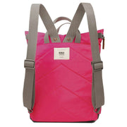 Roka Canfield B Medium Recycled Nylon Backpack - Sparkling Cosmo Pink