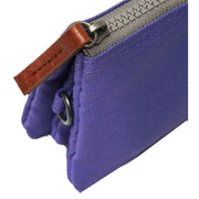 Roka Carnaby Medium Sustainable Canvas Wallet - Peri Purple