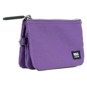 Roka Carnaby Small Black Label Recycled Canvas Wallet - Imperial Purple