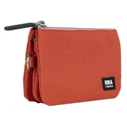 Roka Carnaby Small Black Label Recycled Canvas Wallet - Rooibos Orange