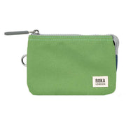 Roka Carnaby Small Creative Waste Two Tone Recycled Canvas Wallet - Deep Blue/Foliage Green